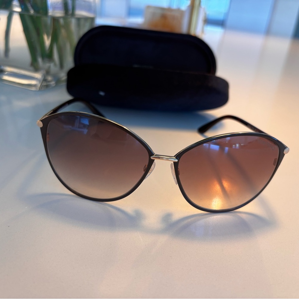 Tom Ford Brown Gradient Sunglasses